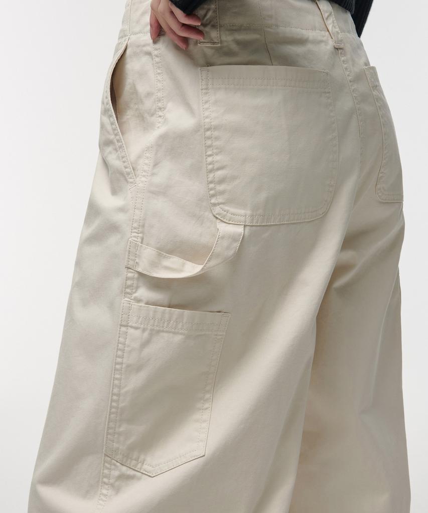 MUSINSA STANDARD WOMAN Women'S Wide Carpenter Pants [Cream]