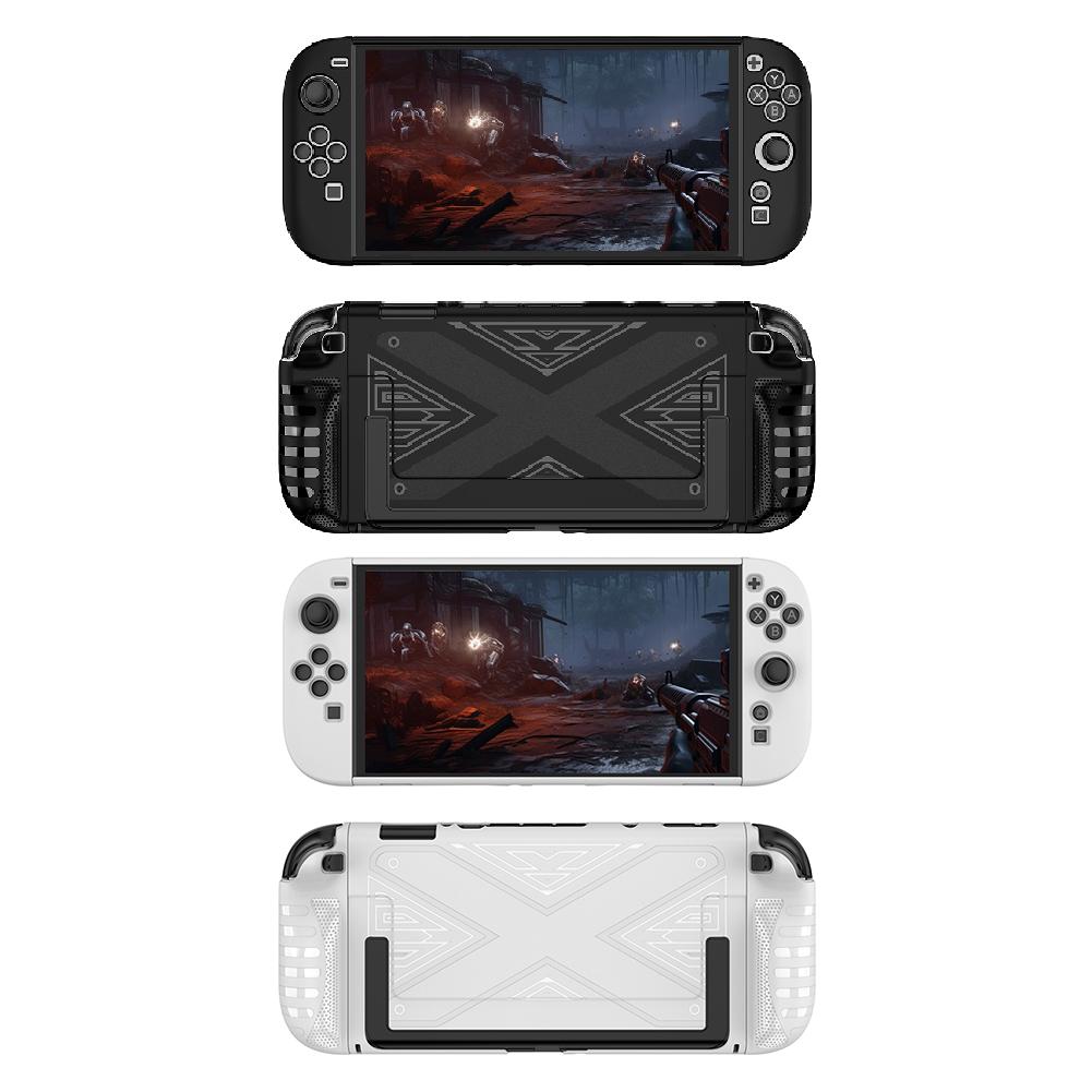 TPU Case for Nintendo for Switch 2 Console Ergonomic Handle Grip Cover Shockproof Protective Cover Anti-Scratch Skin Case Cover