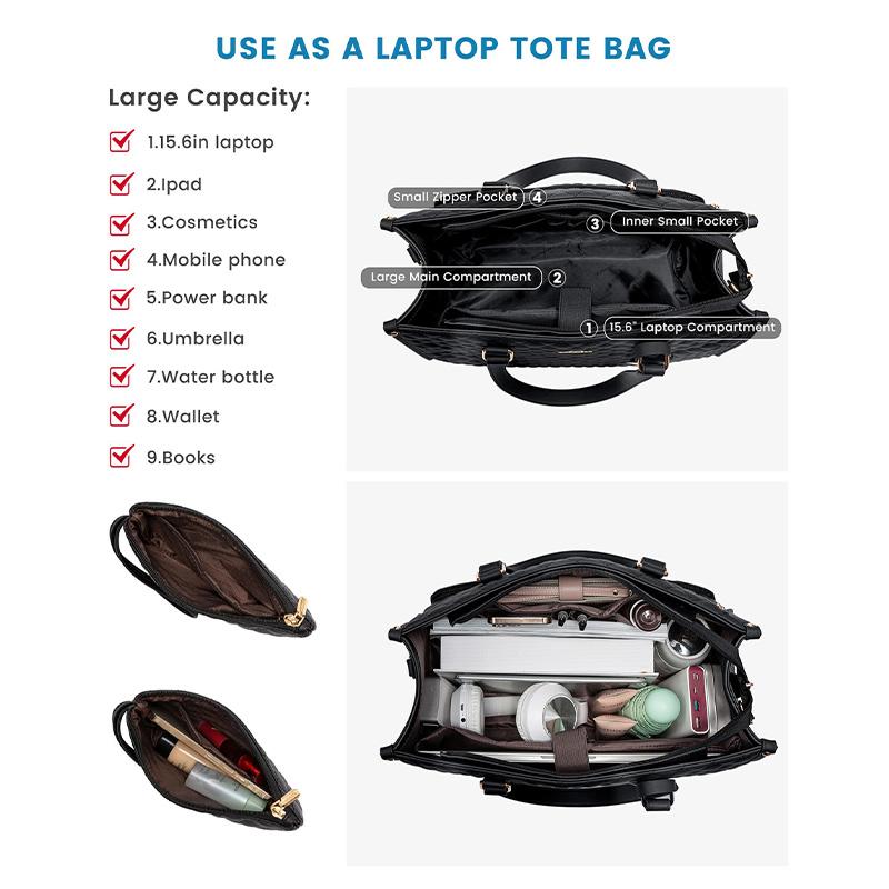 Women Bag Portable Lunch Tote Multi Purpose Insulated Lunch Shoulder Pouch Makeup Bag Durable Waterproof Travel Bag In Stock