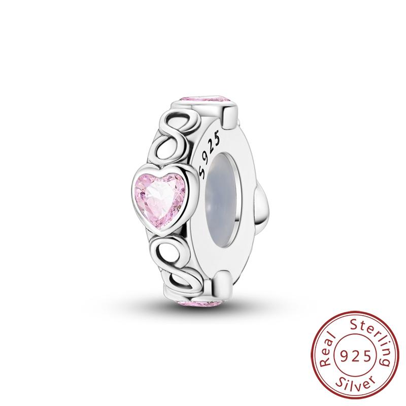 Оригинальные медные бусины-сердечки с любовью, шарм-бусина в виде воздушных шаров, подходит для браслета, ожерелья, женские украшения, подарки