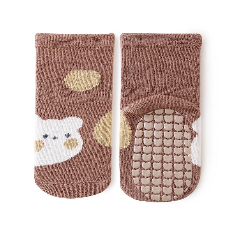 Детские нескользящие хлопковые носки для мальчиков и девочек - Весенне-осенний стиль