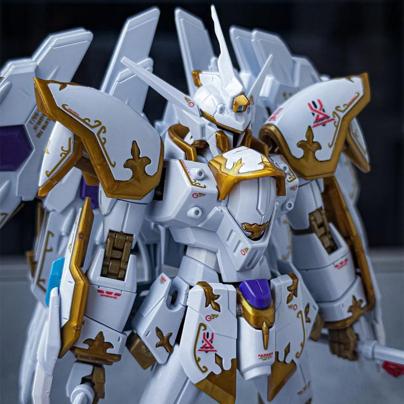 Hg 1/144 Seed Freedom Отряд Черных Рыцарей со Светящимися Крыльями Водные Наклейки Фигурки Ассамблируемый Модельный Комплект Коллекционные Игрушки Подарок