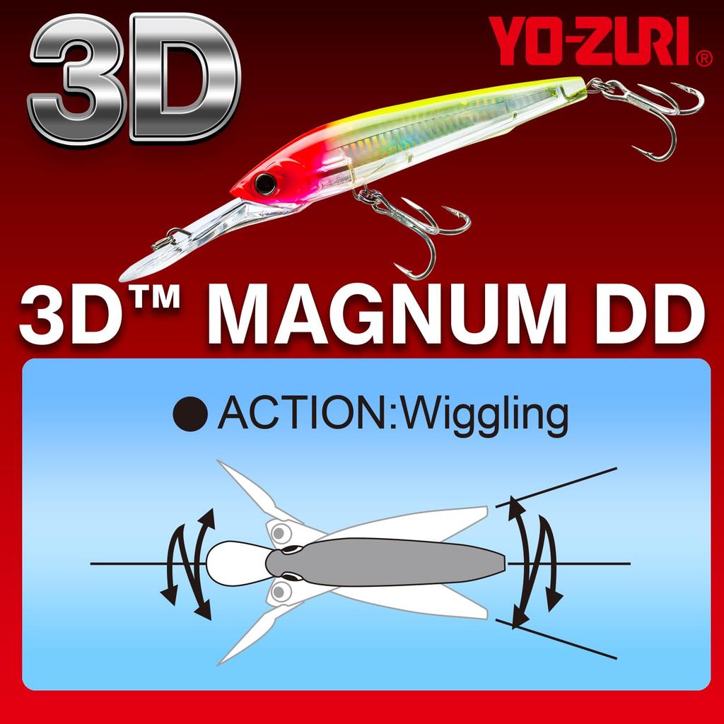 Приманка для троллинга 3D Magnum DD F 180 мм CPNI 90 г YO-ZURI Вес R1165-CPNI-Сардина