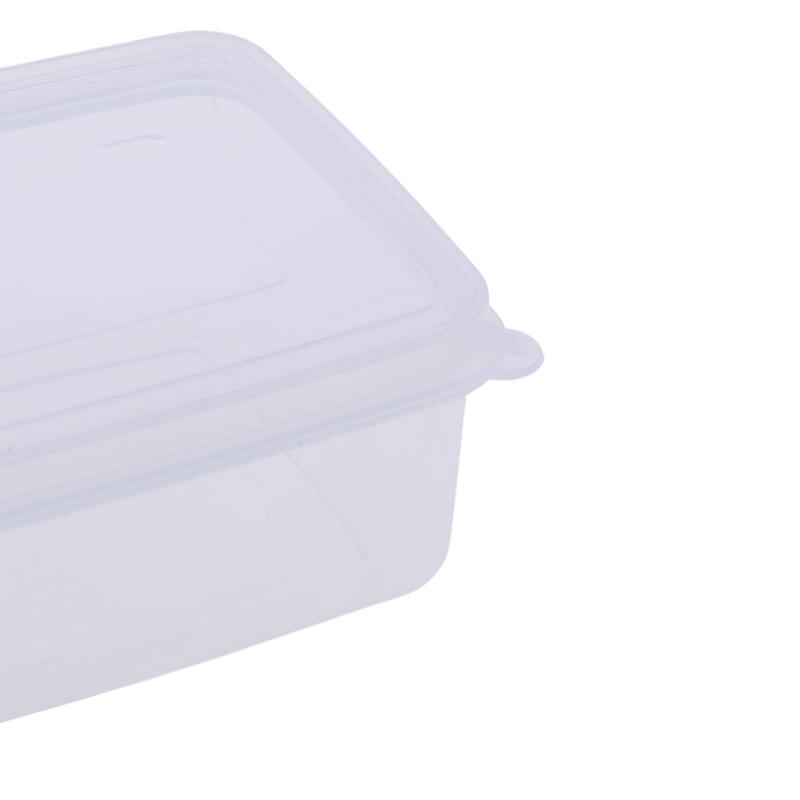 300/500 мл Прозрачный пластиковый прямоугольный контейнер для хранения, Специальный для холодильника, Герметичный, Пищевой, Кухонный контейнер для хранения
