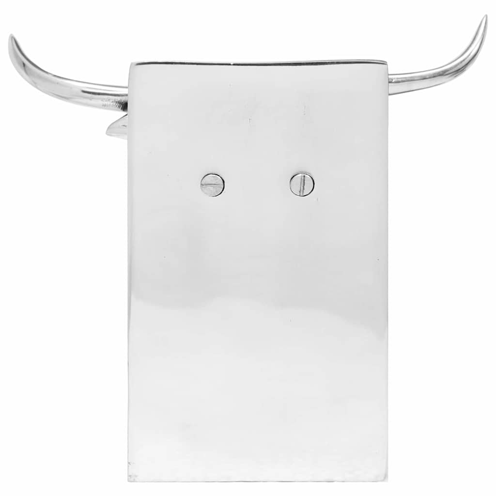 Bookends 2 pcs Silver 17 x 15 x 27 cm Aluminum