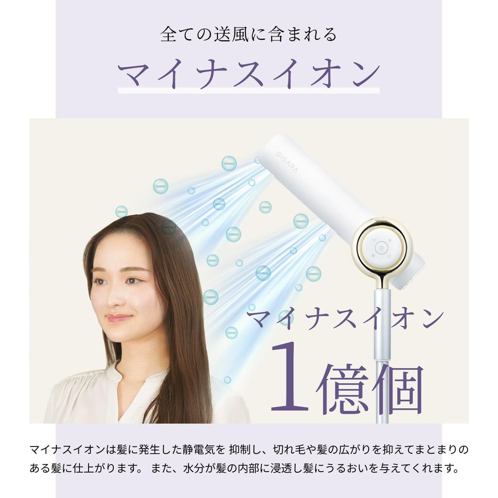 Магазин BISARA Stand Dryer Dry while Automatic Swing Beautiful Hair Negative Ion Пульт дистанционного управления Фен для волос QUADS [Официальный эксклюзив] Hands-free [НОВИНКА]