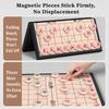 Foldable Xiangqi Strategy Board Game Set Portable Chinese Chess Set  Office