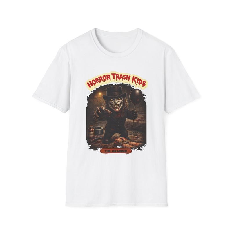 Horror Trash the Grabber - the Black phone Tee | Horror Character Unisex T-Shirt