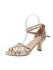 Ankle-Wrap Women Sandals Open Toe Buckle Strap Party High Heels High Heel Professional Catwalk Dance Shoes  Zapatos Para Mujeres