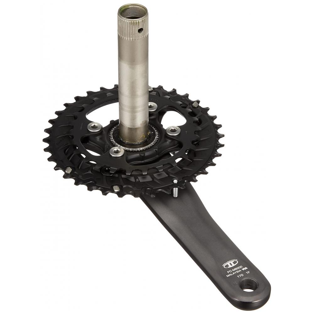 SHIMANO Передняя звездочка (MTB) FC-M6000 38×28T 170 мм 10SBB продается отдельно EFCM6000CX88X DEORE