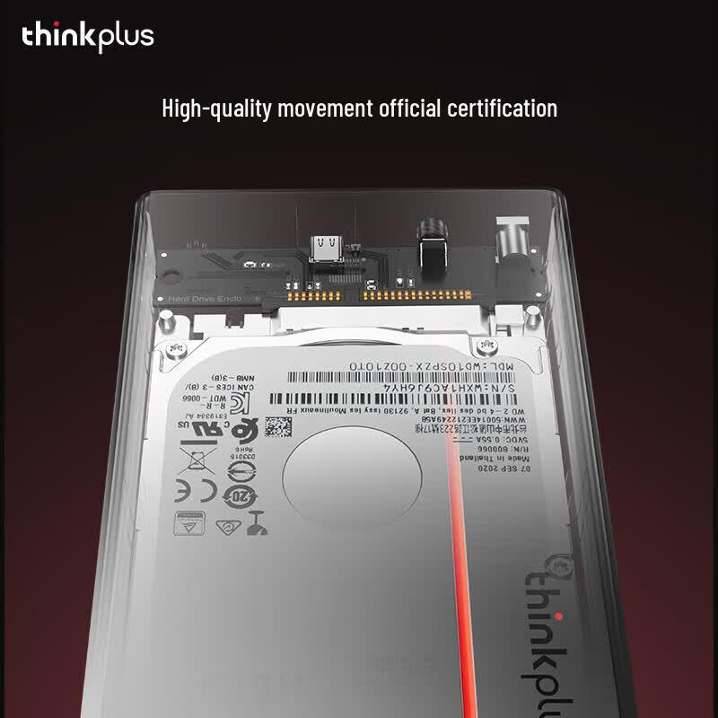 Lenovo Настольный внешний жесткий диск ThinkPlus UD800 Type-C