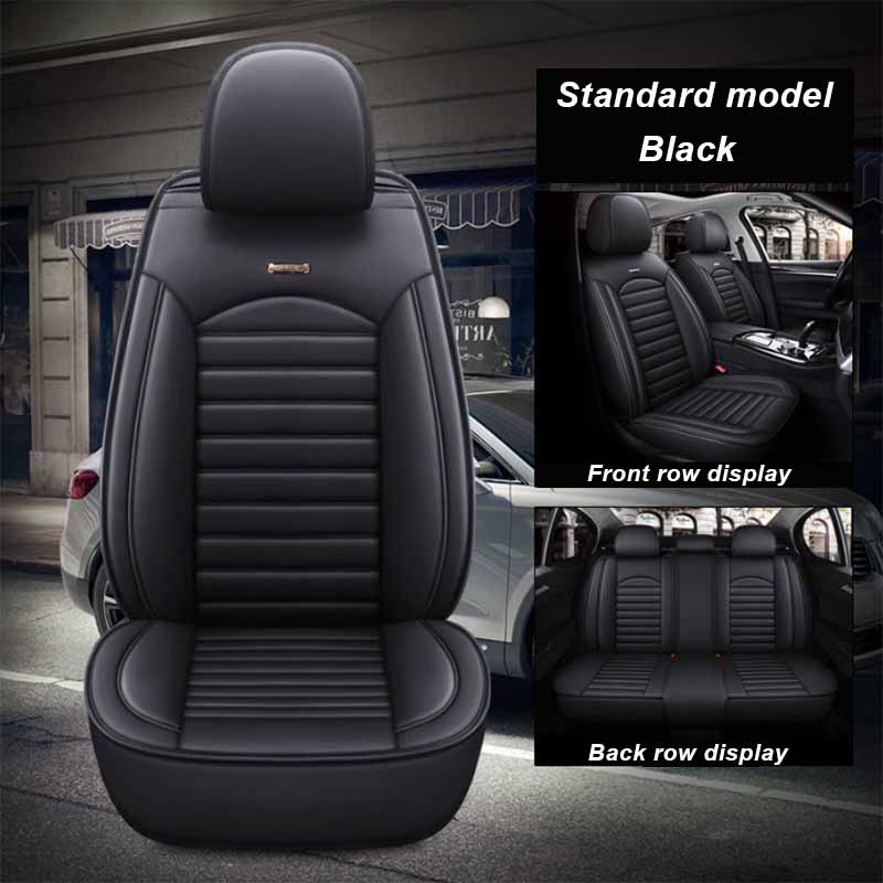 Подушка для сиденья автомобиля Four Seasons General All-around Seat Cover Кожаный чехол для сиденья 5-местного седана Special Full Car Seat Cushion