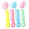 GLEAVI 4-Piece Baby Comb, Round Toddler Hair Comb, Soft for Baby's Hair