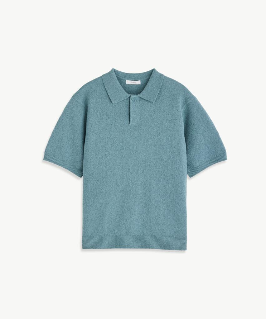 STCO Diems Cool Touch Boucle Short Sleeve Knit_Blue (Oversized)_Dktxb06Osl