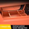 Suitable for Lynk & Co 900 Center Control Storage Box Armrest Box Lower Storage Box Car Interior Decoration Supplies Accessories