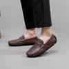 Fashion Non-Slip Men Loafers All-match Flats High Quality Men's Dress Shoes New Leather Men Casual Shoes Male Comfortable Business Shoe