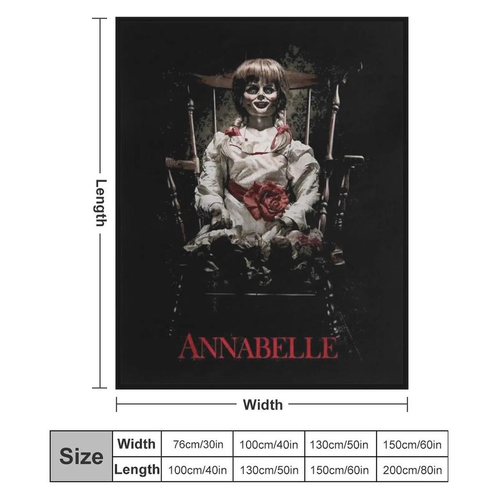 Новая Девочка, Которая Любит Демона Аннабель Создание Призрачная Кукла Крутые Подарки Плед Персонализированный Подарок Детские Пледы