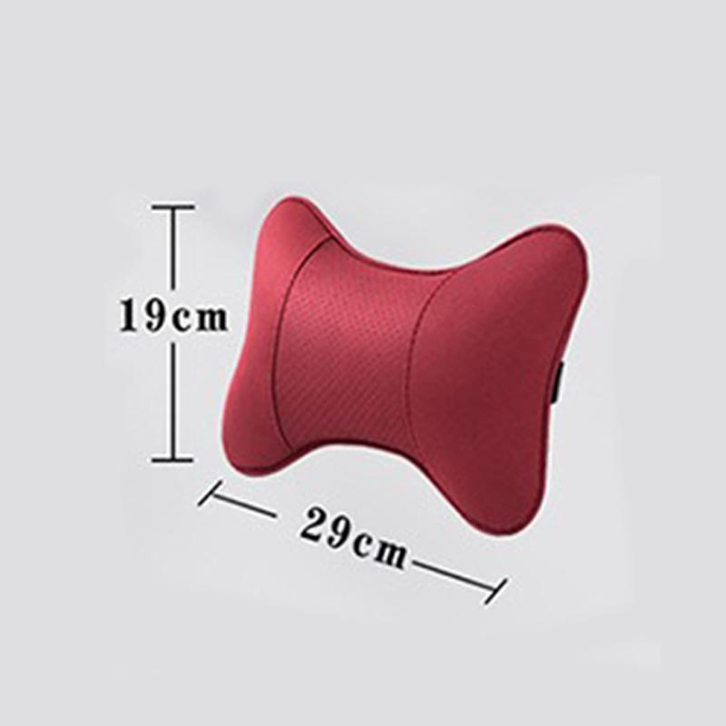 lczcr3 2Pcs Car Seat Headrest Auto Logo Neck Pillow for Porsche Panamera Spyder Carrera Macan Boxster Cayman Cayenne 911 970 981 991