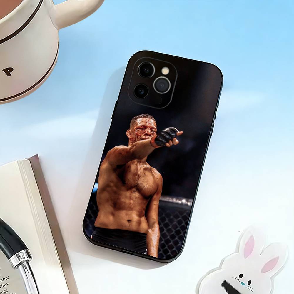 N-Прозвище-Нейт Диаз Чехол для телефона Силиконовый Мягкий Для IPhone 17 16 15 14 13 12 11 X XR Plus Pro Max Plus