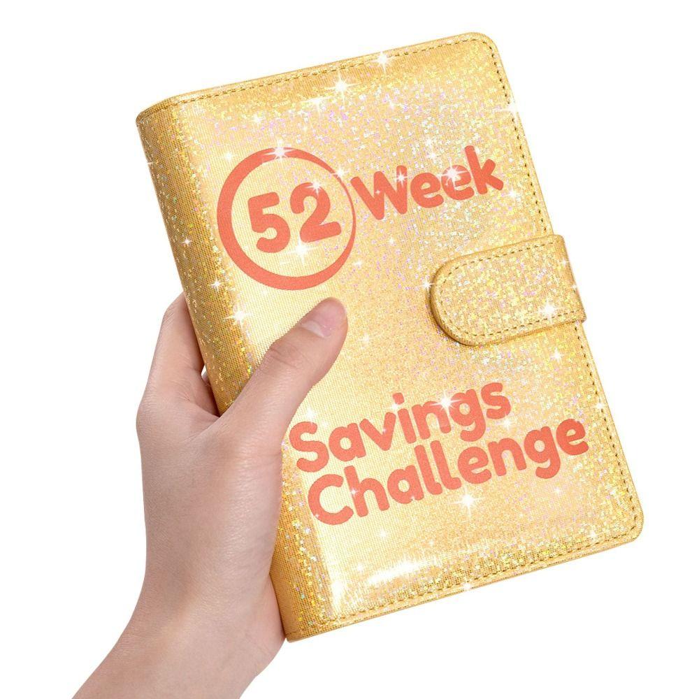 with Magnetic Buckle 52 Weeks Envelope Binder A6 Money Saving Binder  Couple