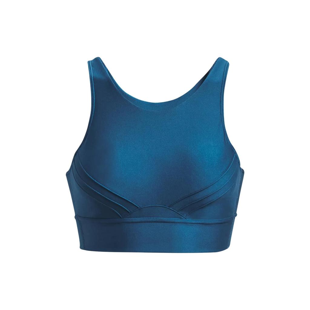 Under Armour Infinity Solid средней интенсивности спортивный бюстгальтер женское нижнее белье Academy-Blue 1376883-426