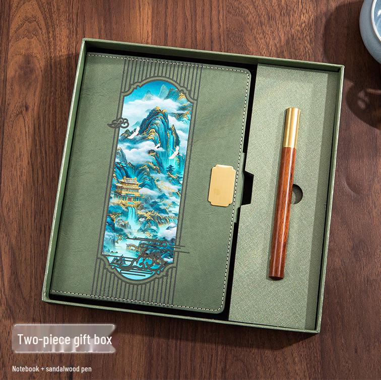 Подарочный набор из креативных деловых блокнотов 2025 года с магнитной застежкой