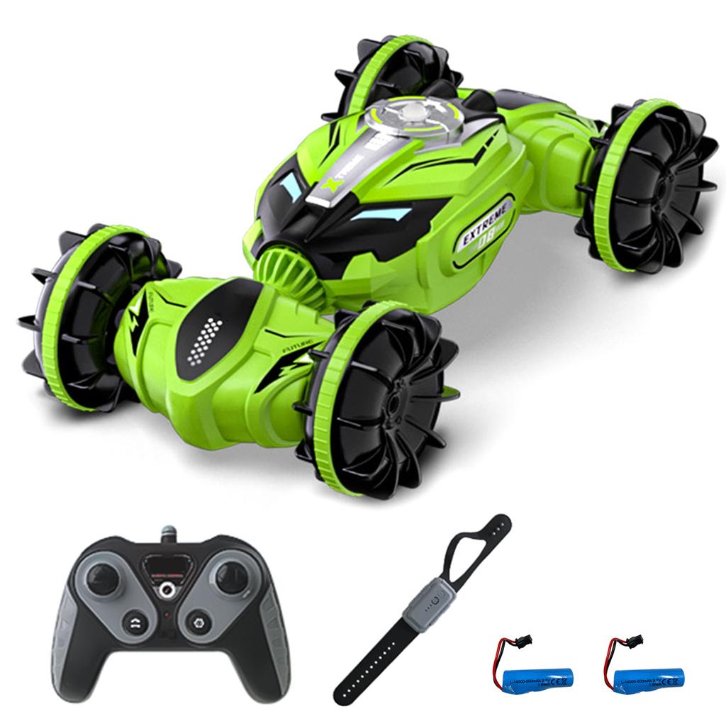 Remote Control Stunt Car 2.4GHz Transforming Amphibious Remote Control Car Dual Mode Remote Control
