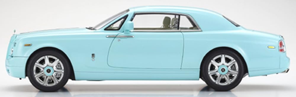 Kyosho Оригинальная модель Rolls-Royce Phantom Coupe масштаба 1/18, бирюзовый готовый продукт