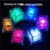 LED Flashing Glow Ice Cubes - Colorful Sensor Lights for KTV, Bars, and Weddings