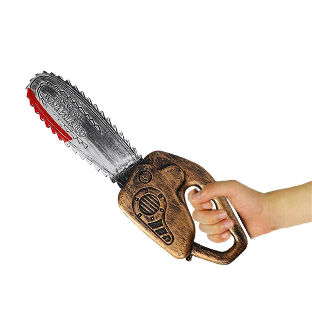 Bloody Halloween Weapons, Knife, Axe, Chainsaw,Cleaver And Sickle Halloween Props Party Decoration For Halloween BloodyFake Toy Props