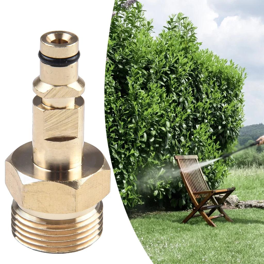 1 шт. Муфта для садовых электроинструментов, адаптер для деталей мойки высокого давления M22, быстроразъемный штуцер, твердый латунный шланговый адаптер