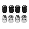 W1523D Metal Car Wheel Tire Valve Stem Caps Exterior Accessories For Volkswagen VW R Polo Passat Rline Golf 4 5 6 Tiguan Jetta GTI