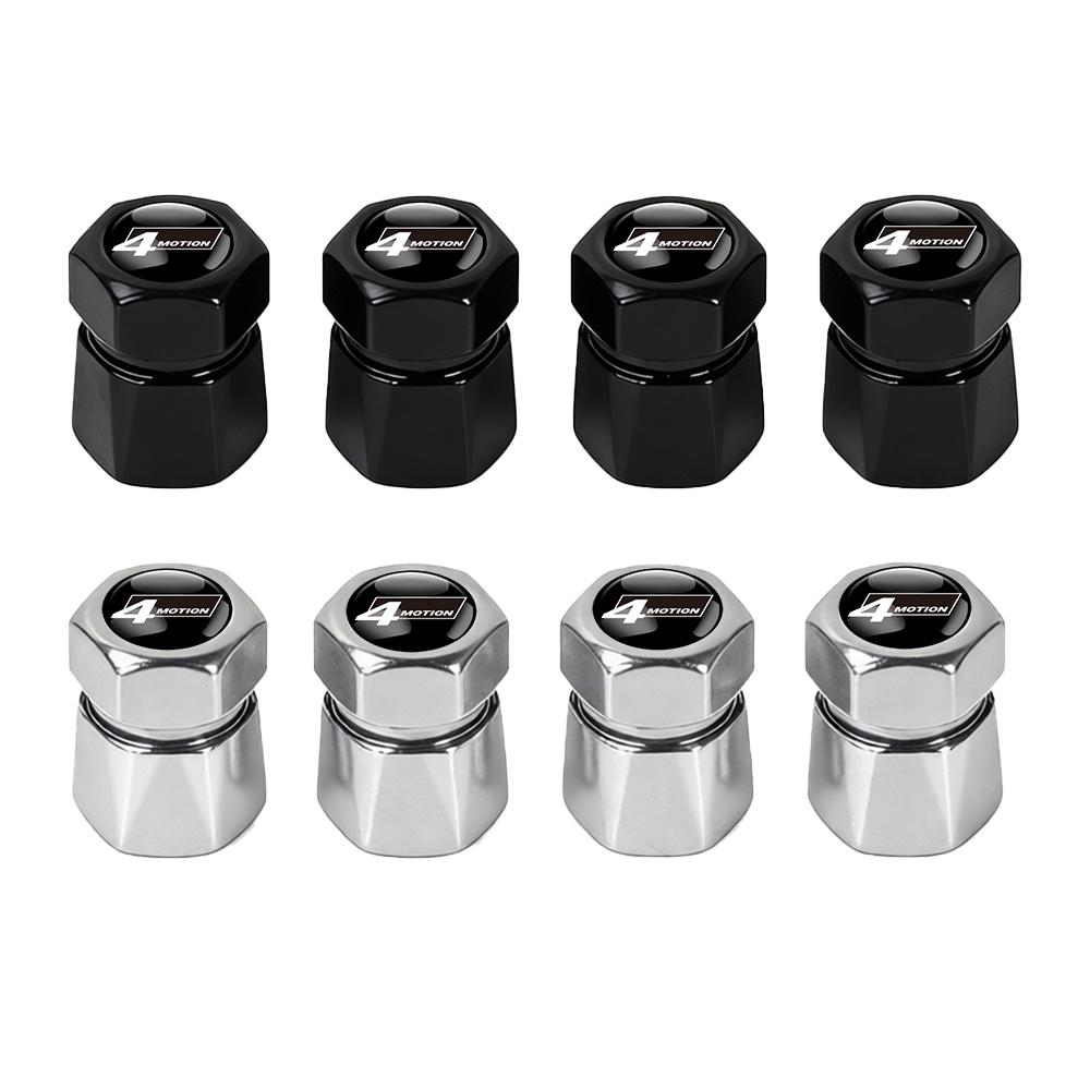 W1523D Metal Car Wheel Tire Valve Stem Caps Exterior Accessories For Volkswagen VW R Polo Passat Rline Golf 4 5 6 Tiguan Jetta GTI