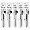 Шариковая ручка Pentel с гелевыми чернилами Energel Infree 0,7 мм, прозрачный стержень XBL77TL-A, черный, 5 шт.