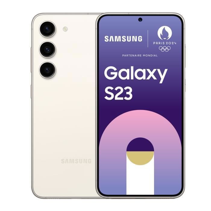 Samsung Смартфон Galaxy S23 5 8 ГБ ОЗУ + 128 ГБ/256 ГБ eSIM+SIM Разблокирован Noir