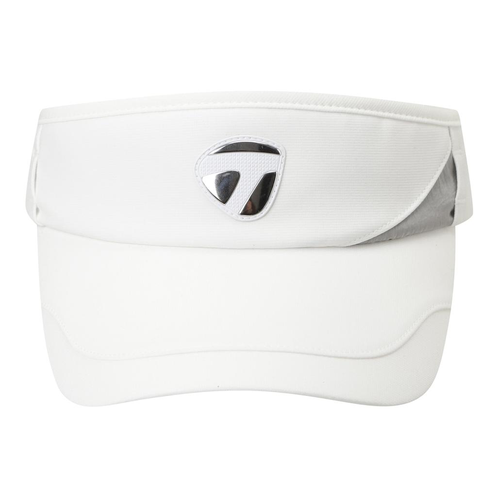 TAYLORMADE APPAREL 26Ss Мужская футболка с логотипом T, контрастный разрез, козырек T8031H61624-100