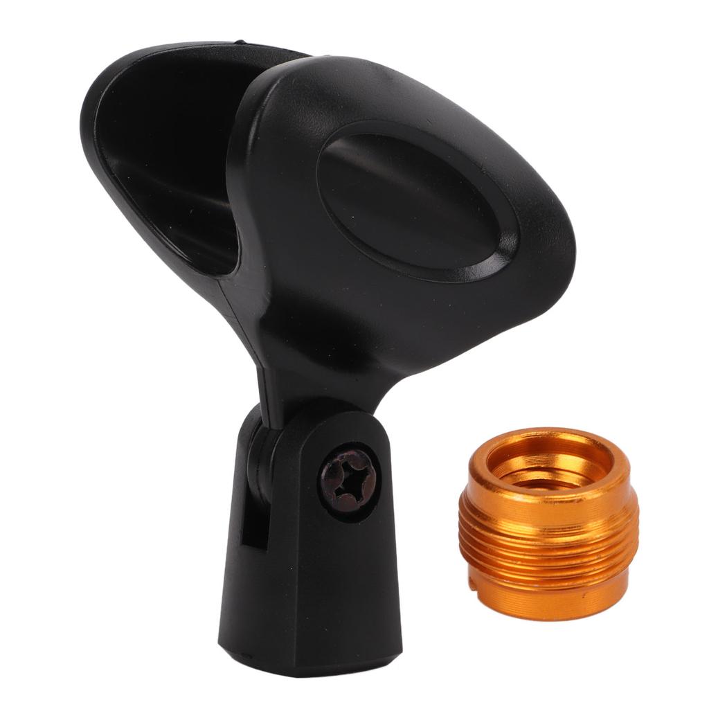 Mic Stand Clip R7 Microphone Holder Mount Adjustable 5 8in Screw Hole Plastic for Wired Wireless Mic