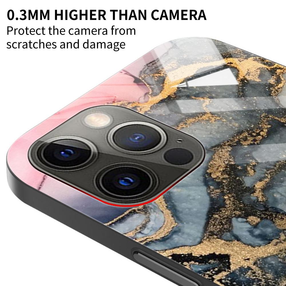Чехол из закаленного стекла для Iphone 12 11 Pro Max 14 13 12 Mini Fundas X Xr Xs Max 8 7 6s Plus, чехол Fundas Colorfull Marble