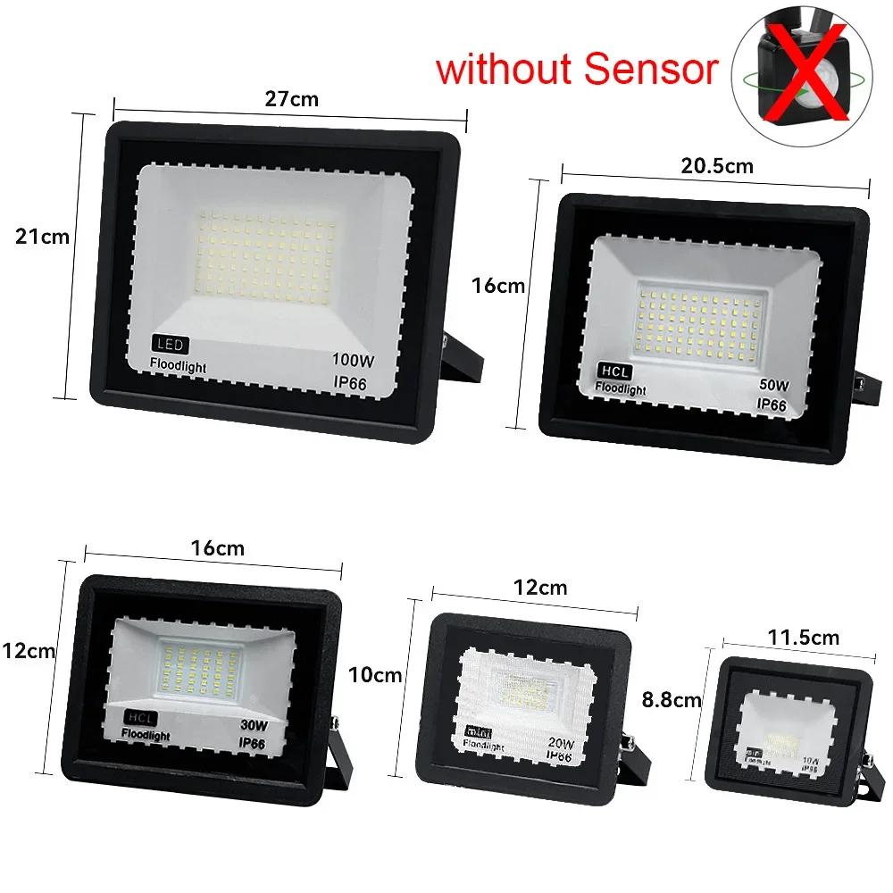 LED Floodlight 10W 20W 30W 50W 100W AC220V Outdoor IP65 Waterproof Reflector Spotlight Street Light Wall Lamps Garden Lighting