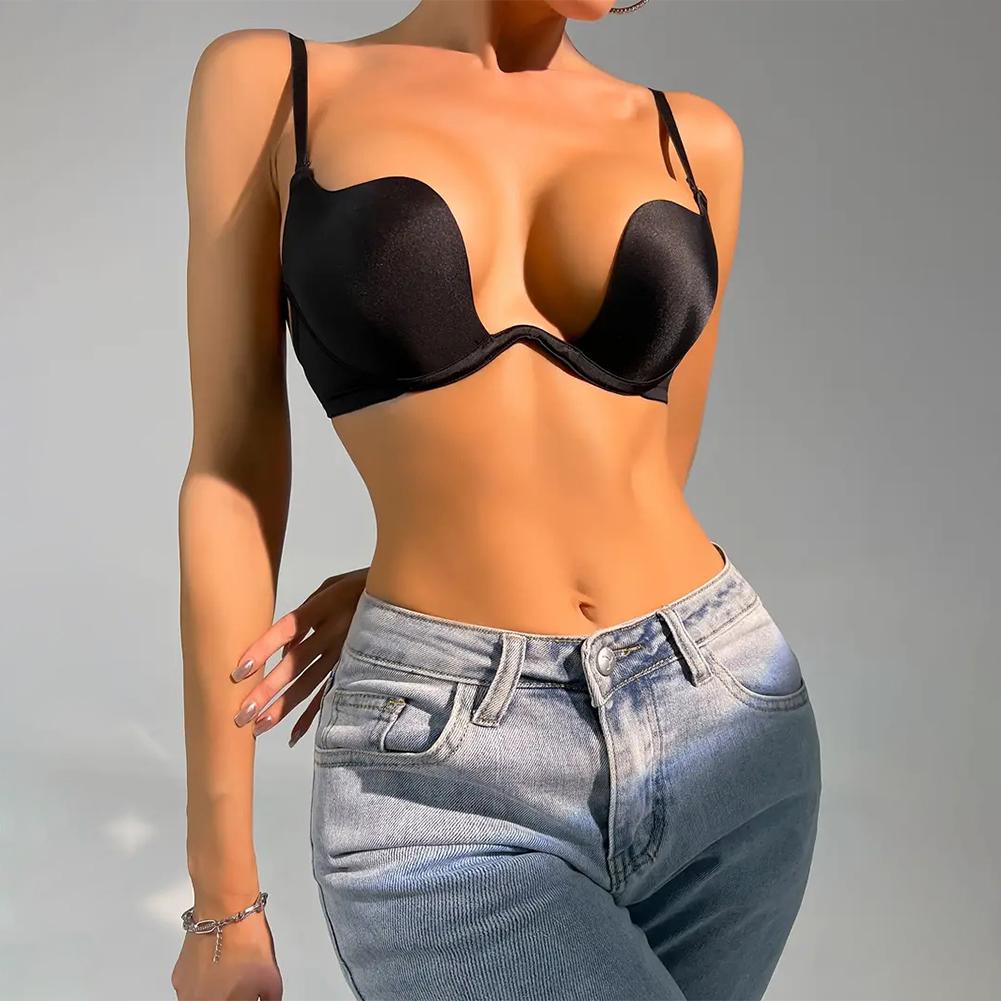 Varsbaby Women's Push Up Bra Wireless Underwire Bra