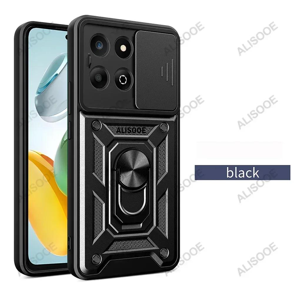 Funda for Honor X8C X7C 4G Чехол-слайдер для объектива камеры Кольцо-подставка Держатель Противоударный чехол для телефона Honor X7C Capa