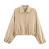 Womens Streetwear Puffer Jacket With 3D Print Zipper 12 Colors Regular Fit Long Sleeve 2026