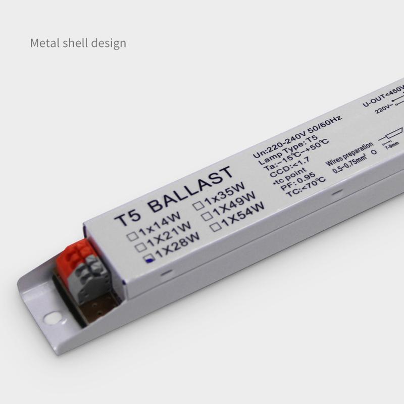 AC 220-240V Широкое напряжение T8 T5 Компактный электронный балласт Мгновенная трубка Настольные лампы Флуоресцентные лампы Балласт Товары для дома и офиса