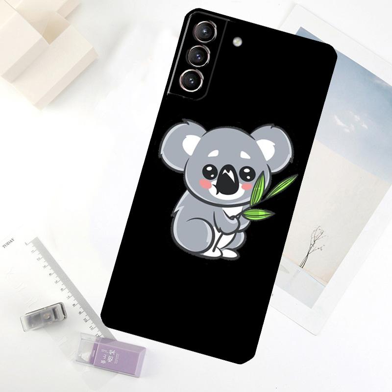 Cute watercolor animal koala Phone Case For Samsung Galaxy S25 S24 S23 S22 S21 S20 S26 Ultra S10 Plus S23 FE S25 FE Cover