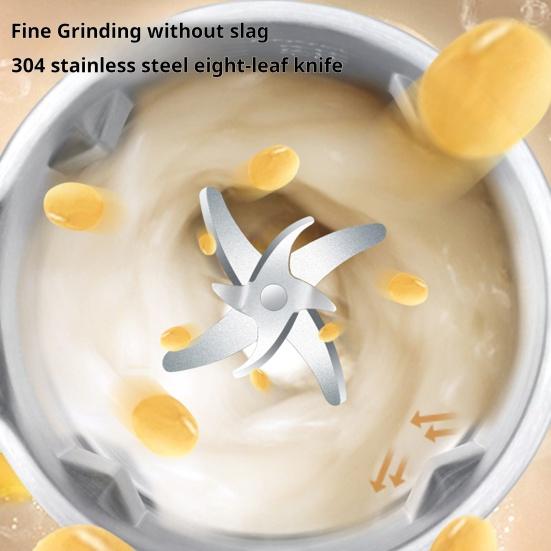 Многофункциональная машина для приготовления орехового молока, автоматическая машина для сои, конструкция с острым лезвием, функция сохранения тепла, вилка стандарта США, самодельная машина для производства миндаля и овса