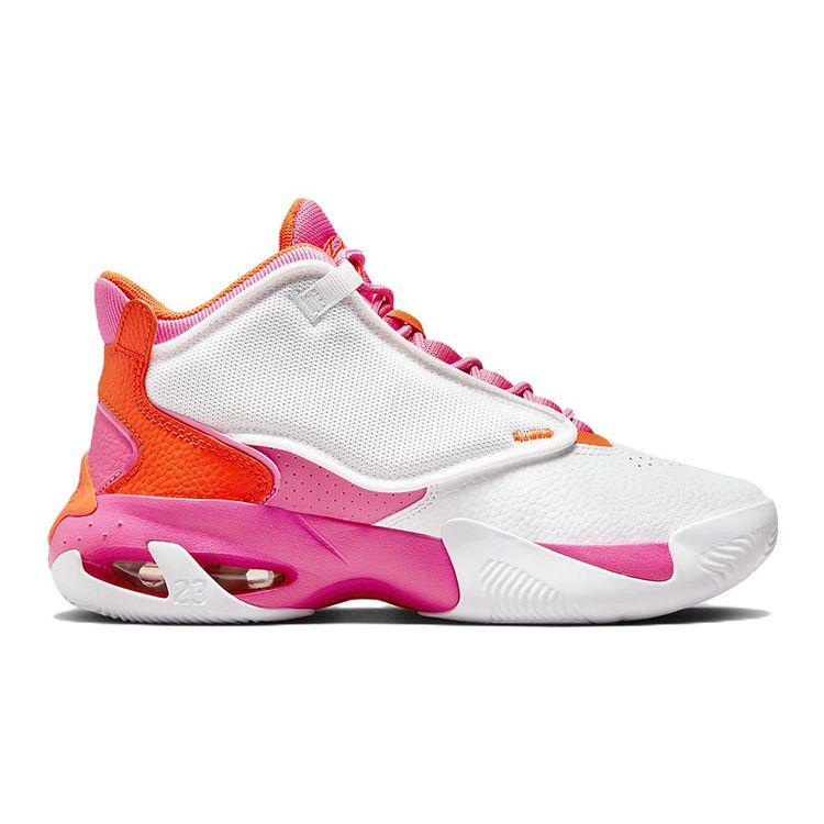 Кроссовки для детей Air Jordan Max Aura 4 GS Белый Безопасный Оранжевый Пинксикл DV0490-168