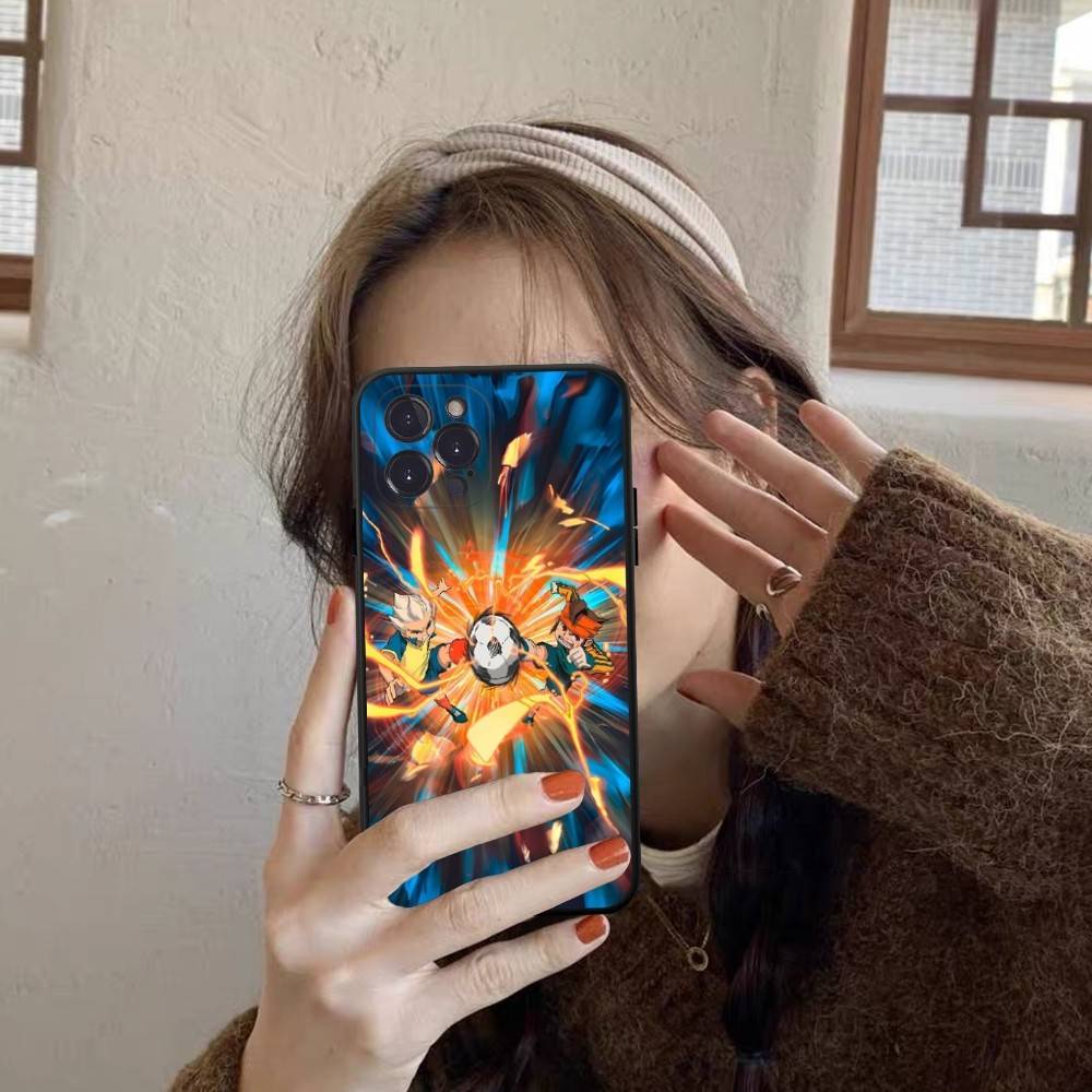 Чехол для телефона Axel Blaze Firestorm Inazuma Eleven Для Iphone 16 15 17 13 14 12 11 Pro Max Plus Черный Корпус Чехол