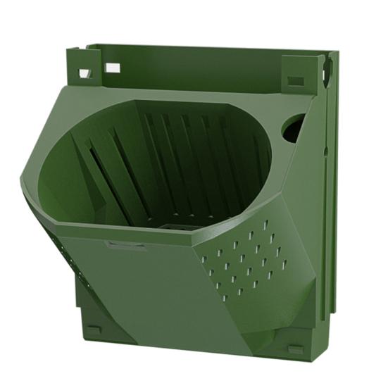 Настенный цветочный горшок с несколькими отверстиями, контейнер для сада, бонсай, суккуленты, плантатор