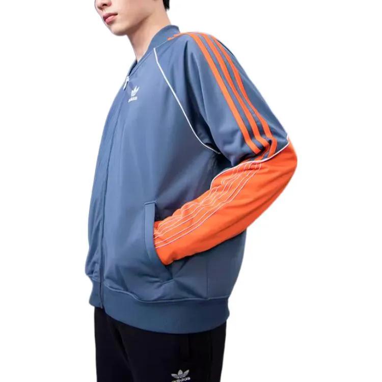 Adidas Originals Tricot SST Jacket Men's Asphalt Gray (Unisex) Jackets HI3003