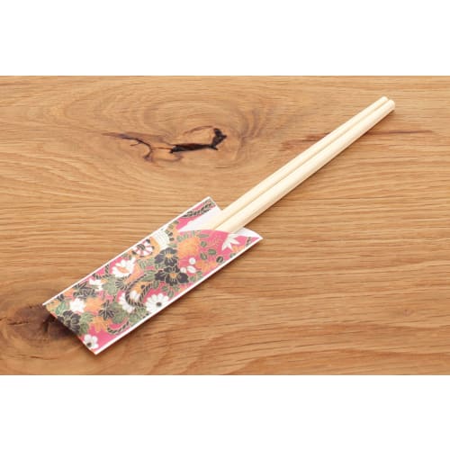 Daikoku Kogyo Chopstick Wraps, Yuzen Pattern, 11 Assorted Patterns, 3.5 x 9.7 cm, Commercial Use, 104726, 500 Count